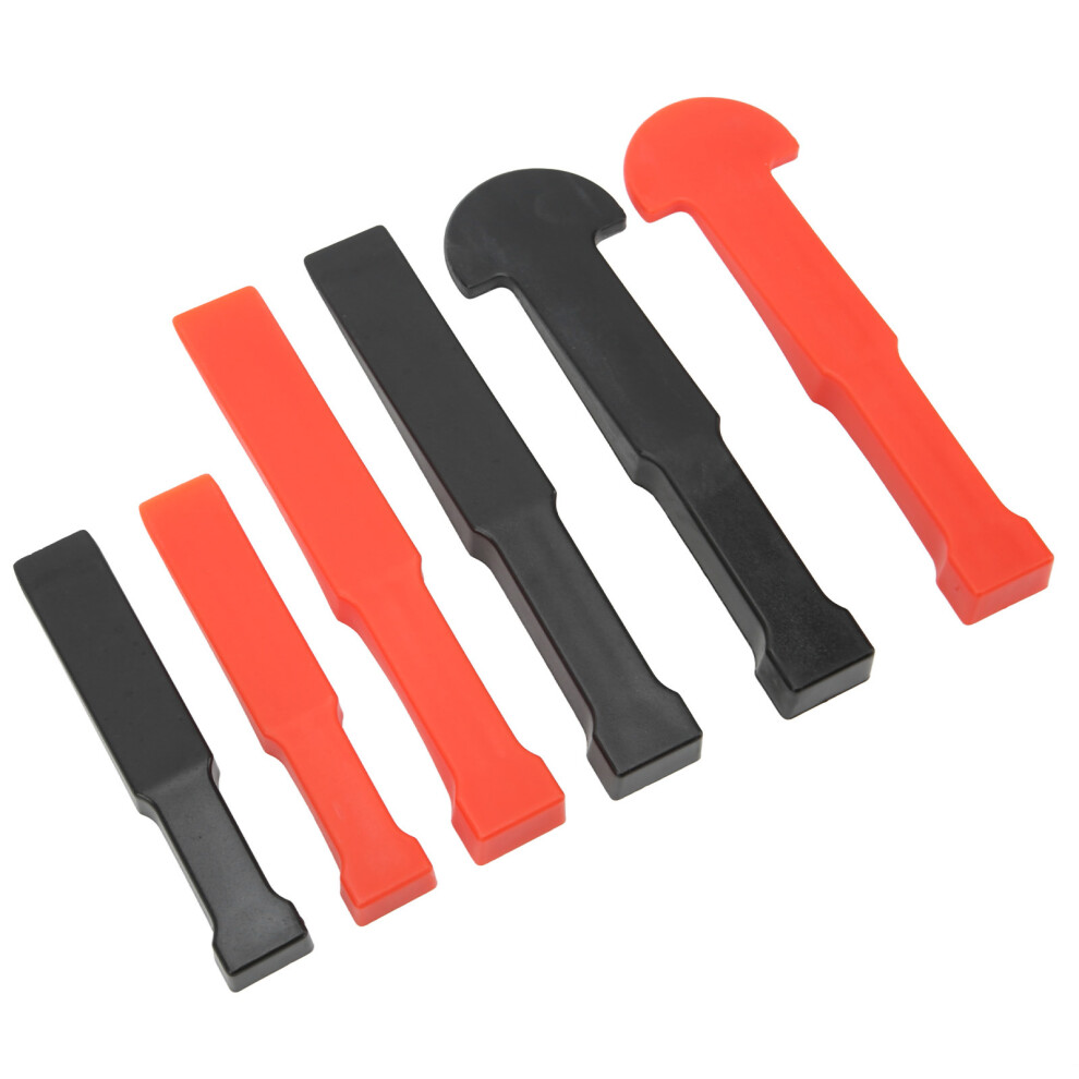 6Pcs Abs Non Marring Pry Bar Set Universal Wedge Panel Trim Tool 8451390315533
