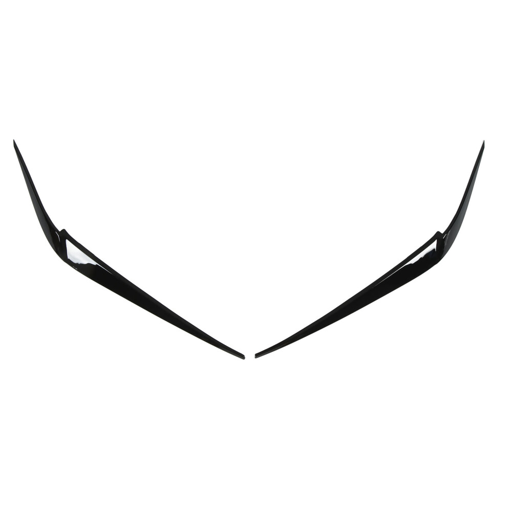 Car Headlight Eyebrow Stickers For X3 X4 G01 G02 2018+ Replacement Black 7651390315385