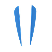 Arrows Vanes 4 Inch Plastic Feather Fletching for DIY Archery Arrows 100 Pack()