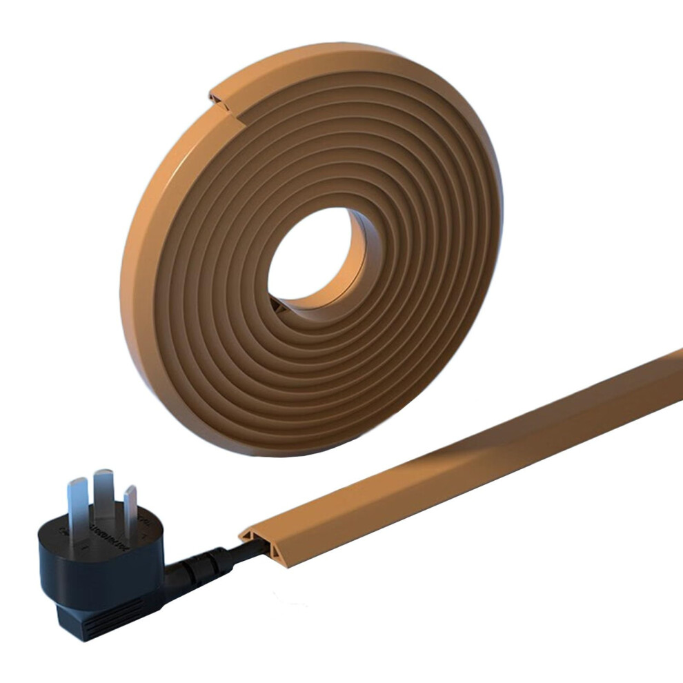 Cable Management Cord Cover Raceway Kit 5M Floor Wire Concealer With Flexible Channel For Safe Routing 9771547565031