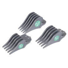 3PCS Professional Clipper Large Size Limit Comb Trimmer Cutting Guide Clipper Attachment Accessories Size 32/38/51mm,C