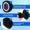 Microfone Wind -Filter Shield Acústico para Estúdios de Gravação Espuma Absorvente de Som de Microfone para A Maioria Dos Microfones Suporte A 4
