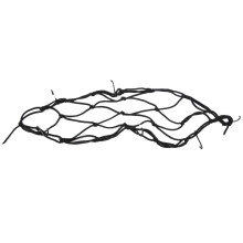 Black Bungee Motorcycle Helmet Cargo Net 6 Hooks Luggage/Package Cargo Net Load Cover Cord Web