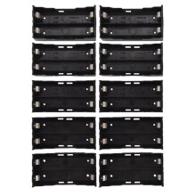 10er Batteriehalter Battery Halter Kasten Box Case Schwarz fuer 2x 13.7V 18650 Akku