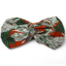 Headbands For Women Girl Feather Thickening Satin Silk Wide-Brimmed Hair Band Elastic Hair Accessories Green