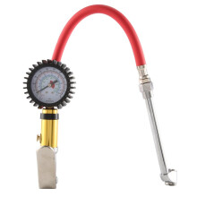 Manometro Di Pressione Del Tester Del Gonfiatore Del Calibro 'Aria Della Gomma Con Il Tubo Flessibile Pvc Per Il Compressore Il Carico Suv Del