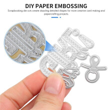 DIY Baby Girl Metal Steel Cutting Dies Embossing Dies 3D Scrapbooking Stamp Handmade Card Making Photo Decoration