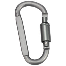 6 Piezas Aleación De Aluminio Mosquetón De Bloqueo De Anillo-D Ligero Pero Fuerte