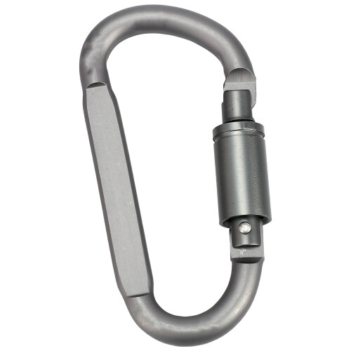 6 pcs Aluminum Alloy D-ring Locking Carabiner Light but Strong