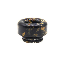 810 Drip Tip Vape resin driptip Ecigarette wide bore Mouthpieces for Vape Tank Vaporizer Atomizer 1pcs(black)