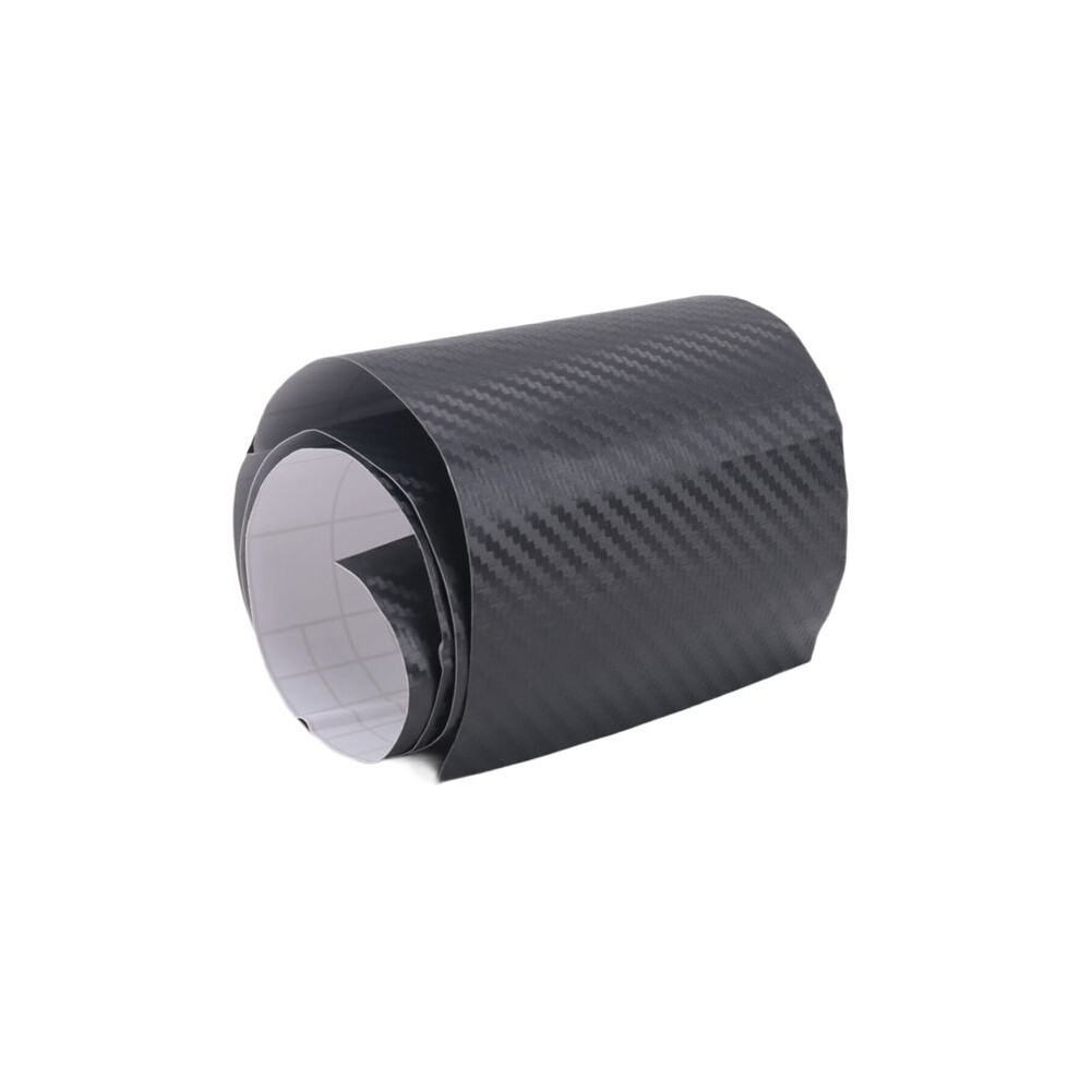 Black Car Vehicle Diy 3D Carbon Fiber Vinyl Wrap Roll Film Sticker Decal 70X10cm