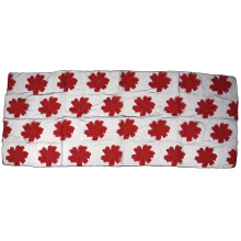 Fashion Elegant Women Flower yarn Long Scarf Soft Shawl Gift red