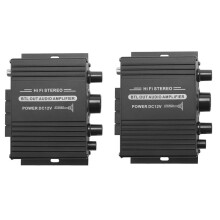 2X 12V  Audio Power Auto Verstärker Digitaler Audio Empfänger AMP Dual Kanal 20W + 20W Bass Verdreifachen HöHen Regler für zu Hause