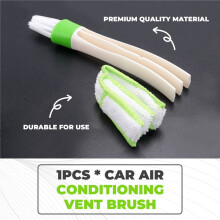 New DIY Plastic Car Air Conditioning Vent Blinds Cleaning Brush Double Ended For Series Part Accessories Instrumentation Dusting Cleaning
