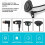 2 Button 5 Pin Massage Recliner Chair Electric Sofa Round Handle Power 5