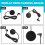 2 Button 5 Pin Massage Recliner Chair Electric Sofa Round Handle Power 7