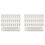 120 Pieces Key Ring Clip Hooks Twist Locks Lanyard Snap Hooks with Split Key Rings (Silver) 1