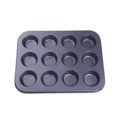 12 in 1 cake mold / muffin / cupcake cup shaped baking mold washed by robust versatile dishwasher