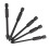Home Improvement Tile Drill Bit Set, 3-7mm, Black, Wearproof Cemente 16