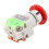 Red Mushroom Cap 1NO 1NC DPST Emergency Stop Push Button  AC 660V 10A 7