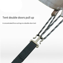 4X Tenda de Acampamento Fivela Corda Tensor Toldo Ganchos Suporte de Corda de Vento Tenda Dupla Porta Pull- AcessóRios para Tendas Ao Ar Livre