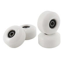 Skateboard Wheels with Bearings 52x30mm Street PU Wheels Skateboard Parts Longboard Wheels (Set of 4) White