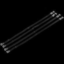 2 Paar Einstellbare Weiche Kunststoff Transparent Schulter Bra Band Riemen