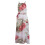 Summer Elegant BoHO Lotus Leaf  Hem Chiffon Maxi Flowers Dress 1