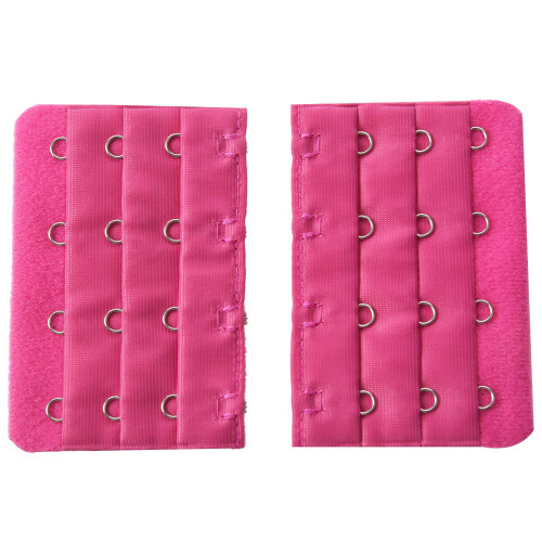 2 Pcs Ladies 3 x 4 Hook Bra Extenders Strap Extention -