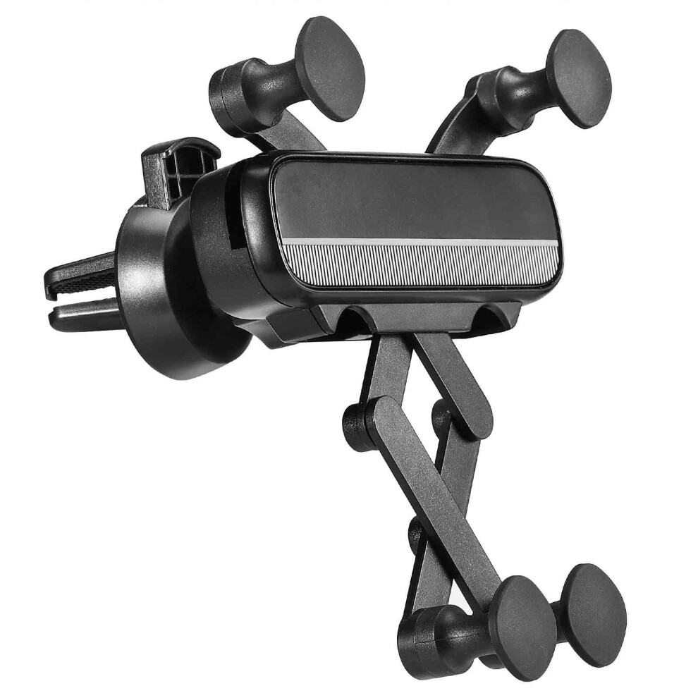 Car Phone Holder Air Vent Mount With Onehand Gravity Clamp, Secure Grip For Iphone And Smartphones 9455672030397
