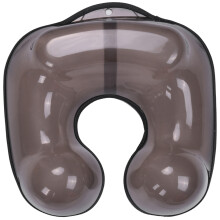 2X Salon Hairdressing Neck Tray Perm Container Neck Shaped Shoulder Hair Tray Clothing Protector