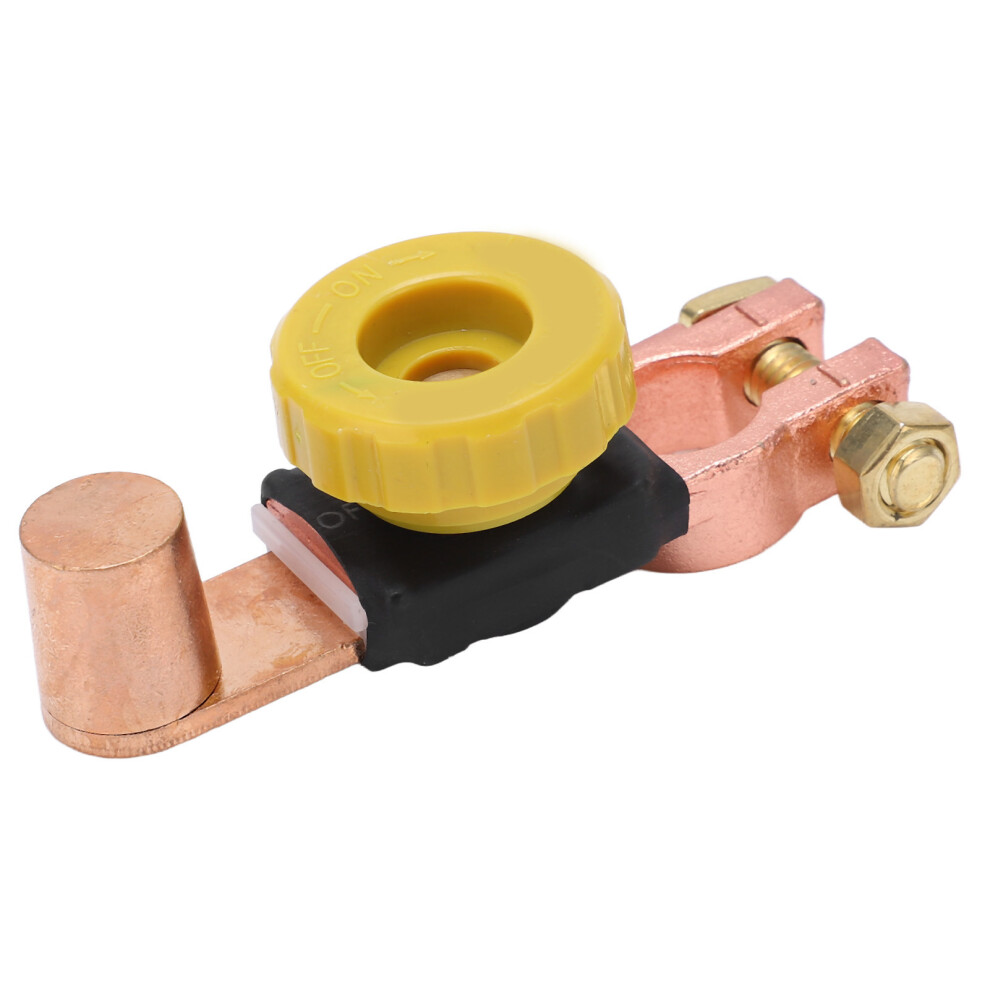 Reliable Abs Brass Power Battery Disconnect Switch Negative Terminal 6V 12V 24V 7891390318553