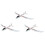 3X 99CM EPP Foam Hand Throwing Aircraft (Sticker) 706 1