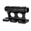 2X Versatile Front Fork Mount Block,Quick Release Thru Axle Road Bicycle Bracket Adapters for Truck/Trailer/Bikes Racks 2