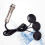 3X Microphone Guitare Microphone Piezo Contact Microphone 3 Micros Transducteur Système de Prise (Noir) 3
