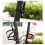 3X Bicycle Water Bottle Clip Cage Holder Clamp Handlebar Bracket Mount Seatpost Handlebar Front Fork Frame Tube,Black 4