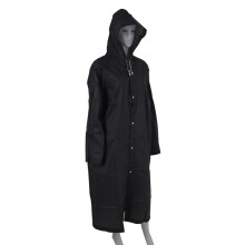 4X Fashion Eva Raincoat Waterproof Raincoat Transparent Camping Waterproof Raincoat Black