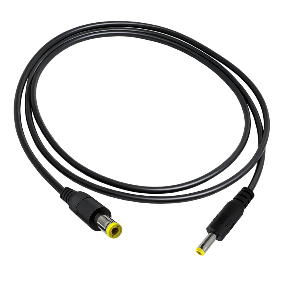 3Pack 3.3Ft Dc Power Extension Cable 12V Male To Male 4.0X1.7mm To 5.5X2.5mm Adapter Black 9455672030755