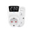 Voltage Protector with Automatic Reset, Over Under Voltage Protection, Digital Display Surge Protector Plug EU US 1