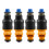 4Pcs/Set New Fuel Injector Nozzle for  E23 E24 E28 E30 E32 E34 E36 318I 535I 0280150714 1