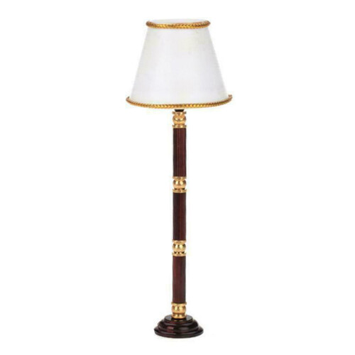 2X 1/12 Dollhouse Miniature LED Light Floor Lamp Battery Powered  Wireless Operated 1