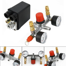 2X 175Psi 12Bar 230V 16A Air Compressor Pressure /OFF Control Valve Knob
