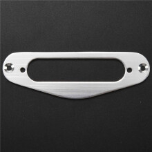 4X Guitar Pickup Frame Mounting Ring Single Coil Metal Flat Humbucker Pickup Ring for TL Style Electric Guitars(Silver)
