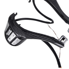 Car Carbon Fiber Multifunction Steering Wheel Combination Control for X-Trail 2013 Teana Navarre