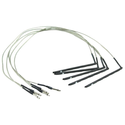 20 Pcs Bendable Acoustic Guitar Transducer Sensitivity Piezo Bridge Pickup Cable 2