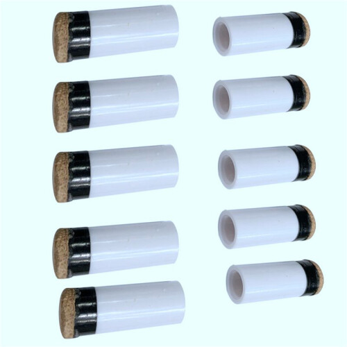 40Sets Billiard Cue Tips with Pool Cue Stick Ferrules 12mm Billiard Screw- Tips Replacement for Nine