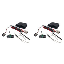 2X Active Endpin Jack Preamp Piezo Pickup Kit Volume & Tone Control for Acoustic Classical Guitar Parts