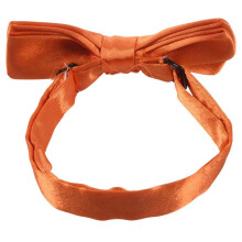 4X Children Kids Boys Girls Clip- Suspenders Elastic Adjustable Braces with Cute Bow Tie Orange