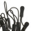 40 Anti-Slip Zipper Puller, Zipper, Zipper Extension Trailer, Practical and Robust for Back Pack, Jacket, Etc.- Black 6