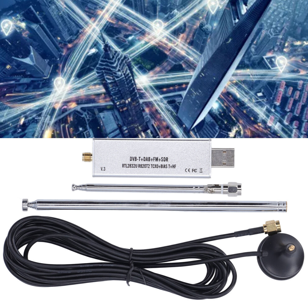 Full Band Sdr Receiver 100Khz-1.7Ghz Rtl2832u R820t2 Tcxo Aluminum 5031390319897